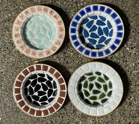 Set Of 4 Mid Century Tile Coasters