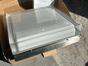 Sleek 'VISUAL COMFORT' BOXIE LARGE LED Ceiling Fixture/light- Brand New In Box- Originally $255- NO SHIPPING