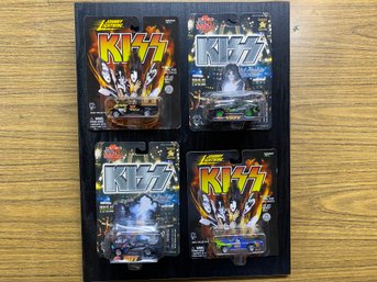 KISS. Johnny Lightning And Signature Superstars. 4 Diecast Cars. New Old Stock.