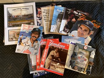 Group Of NY Yankees Magazines And Collectibles