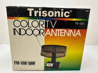 New In Box Ownzone Wireless Headphones, Vintage Curtis 5 Inch Black & White TV  & Trisonic Antenna