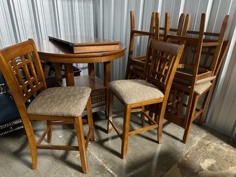 Bernie & Phyl's Pub Height Dining Table With 6 Chairs