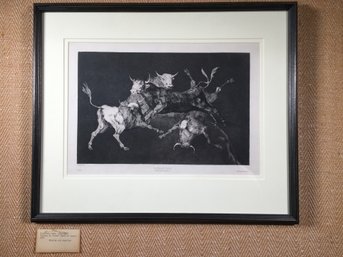 Etching / Aquatint - FRANCISCO GOYA (1746-1828) - RAIN OF THE BULLS - 1816 - Paid 1,800 In 1979 - See Invoice