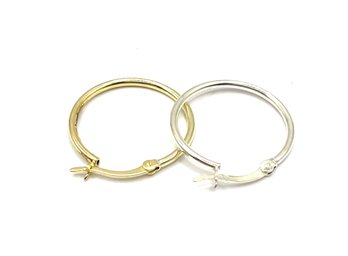 Sterling Silver Hoop Earrings