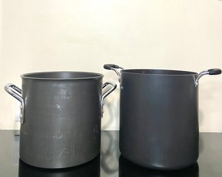 Set Of 2 Large Stock Pots
