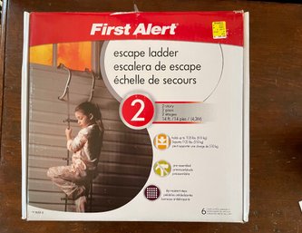 First Alert Two Story Escape Ladder, NEW