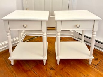 Pair Of Traditional Side Tables