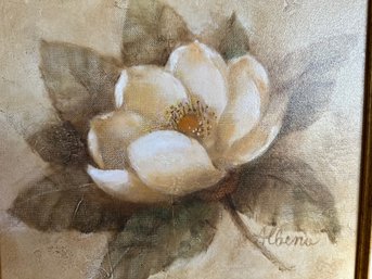 Magnolia Painting Print By Hristova, Albena