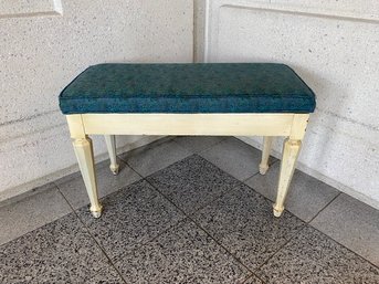 Vintage Piano Bench With Lift Top Storage