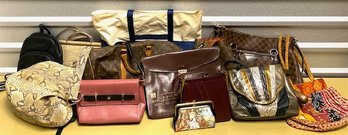 Collection Of Vintage To Now Handbags & Totes