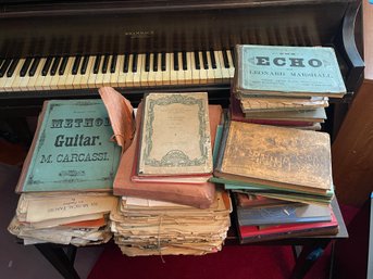 Large Lot Of Antique Sheet Music