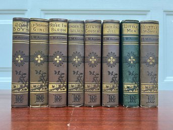 Louisa May Alcott Six Volume Book Set - 1908 - 1930