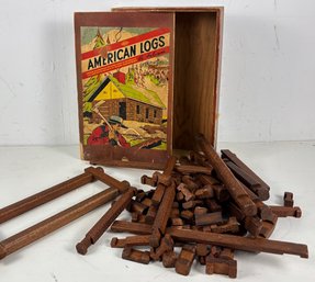 Vintage American Logs In Original Box