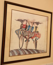 Framed Graciela Boulanger Offset Lithograph