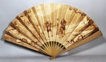 Victorian Advertising Ladies Fan Restaurant Knickerbocker