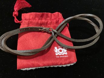 Leather Bracelet Purchased In 2017 From The Store On The Bag, Never Worn