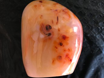 Carnelian Natural Polished Gem Stone, 14 Oz, 3 3/4 Inch Tall