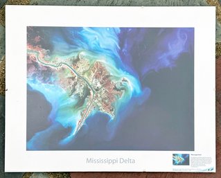 A Mississippi Delta Aerial Print