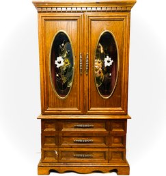 Wooden Jewelry Armoire