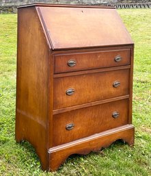 An Early 20th Century Maple Secretary Desk