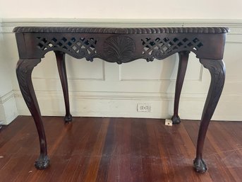 Antique English Card/console Table.