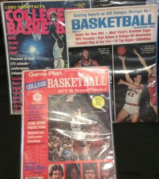 Lot Of 3 Vintage 1960s-70s College Basketball Yearbooks - M