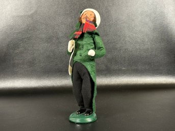 Collectible Holiday Decor: Vintage Byers' Choice Figure, The Carolers Collection #1