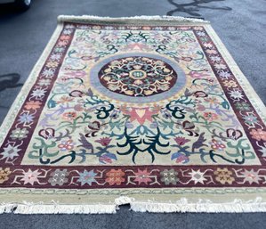 Large Very Nice Oriental Rug No Signs Of Wear One Spot Shown In Picture No Visible Tags