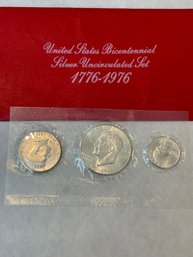 Bicentennial Uncirculated Silver Coins