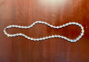 Vintage Crystal Beaded Opera Length Necklace