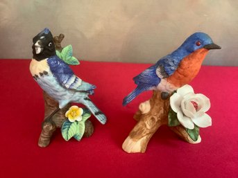 Pair Of Bird Figurines