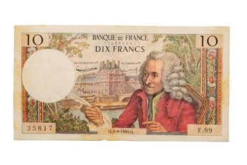 France $10 Francs 1964 Banknote