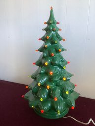 Vintage Plastic? Christmas Tree With Lights #30