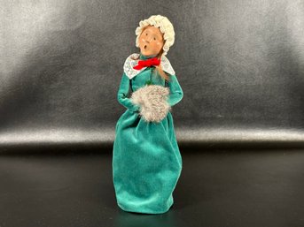 Collectible Holiday Decor: Vintage Byers' Choice Figure, The Carolers Collection #2