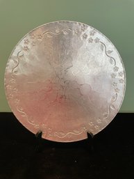 Etched Silver Tray