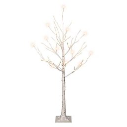 Light Up Artificial Birch Tree
