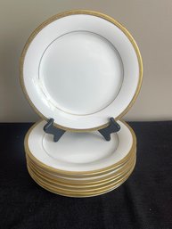 Charter Club Grand Buffet Gold Luncheon Plates- Set Of Eight