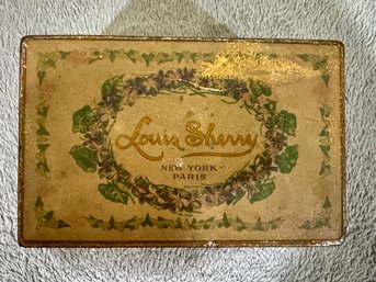 Vintage Louis Sherry Tin Marked New York - Paris