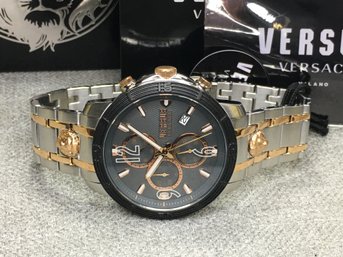 Amazing Brand New $595 VERSACE / Versus Unisex Watch - With Box - Pillow - Warranty Card - Booklet - Nice !