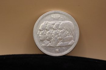 1949 Belgium 100 Franc 4 Kings