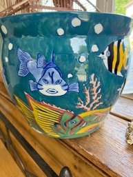 Ceramic Fish Planter-