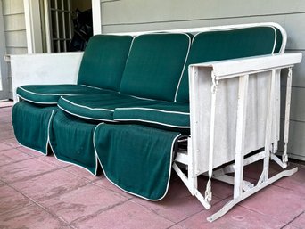 An Antique Metal Porch Glider - C. 1940's