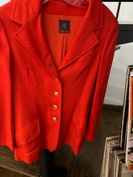 Ann Klein Red Jacket
