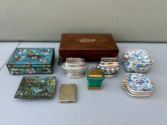 Amazing Vintage Collection Of Smoking Accessories