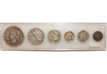 Silver Coins 1924 Peace Dollar And More