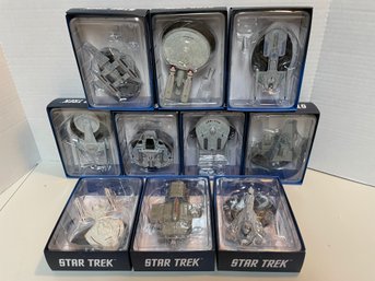 10 X Eaglemoss, LTD  Star Trek Models. (#12)