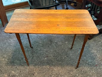 ANTIQUE FOLDING SEWING TABLE