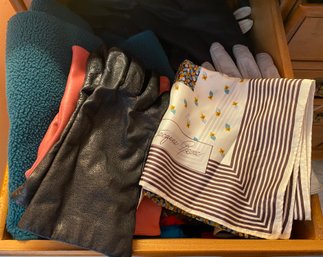 Drawer Full Of Scarves And Gloves