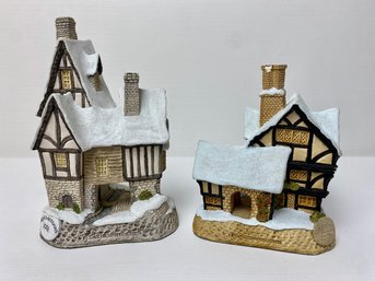 Collectible David Winter Christmas Cottages (2)