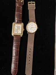 2 Watches A Timex And A Vintage VS Not Tested